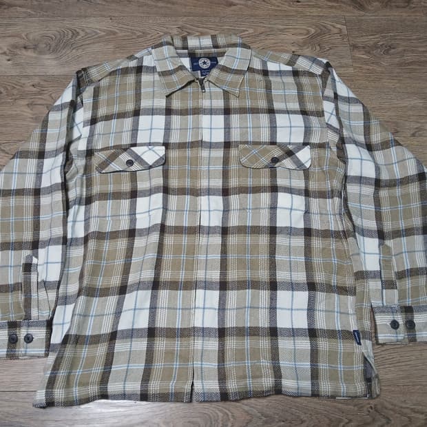 컨버스90s 체크 집업자켓