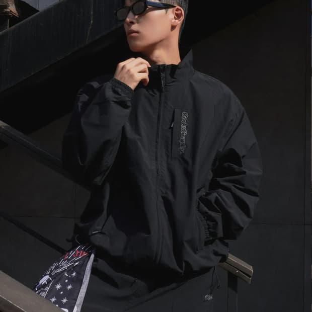 코드그라피 투웨이 바람막이 블랙 M