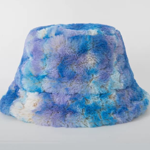 [남녀공용]딜레탕티즘 캔디블루 퍼 버킷햇