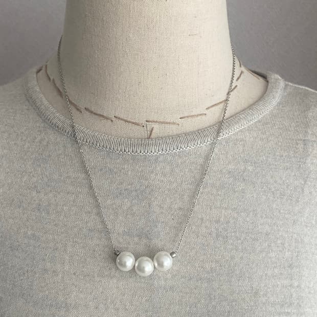 악세서리 진주 목걸이