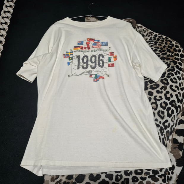 (희귀)90's 아디다스 이큅먼트 1996 빈티지 반팔 티셔츠 XL