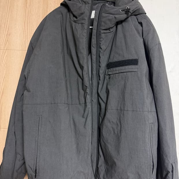 비긴202 밀리터리 후드 차콜 2사이즈 판매