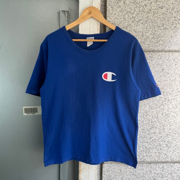 챔피온 리버스위브 빅로고 반팔티