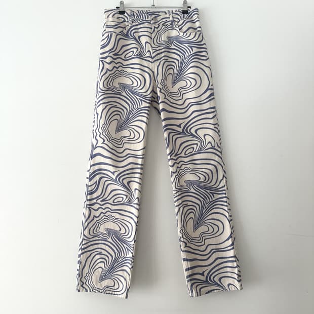 Swirl marble pants / sora