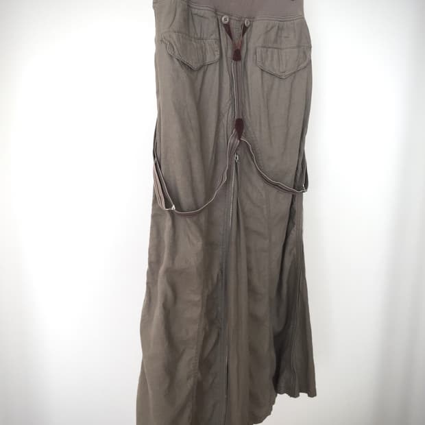 Rare* G.O.A 고아 suspender Zipper skirt