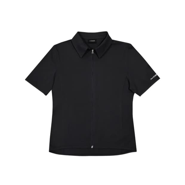 지초이 zip shirt black 1