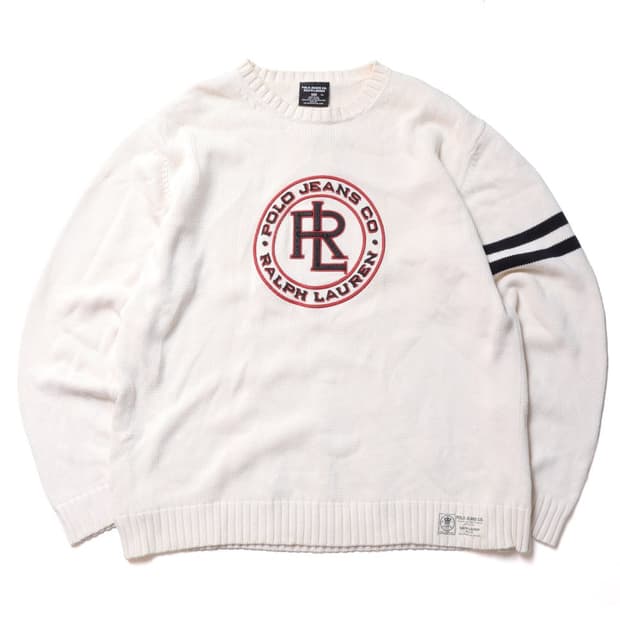 폴로 진스 Polo Jeans Logo Cotton Knit 

