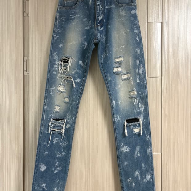 발망 10fw 페인트디스진