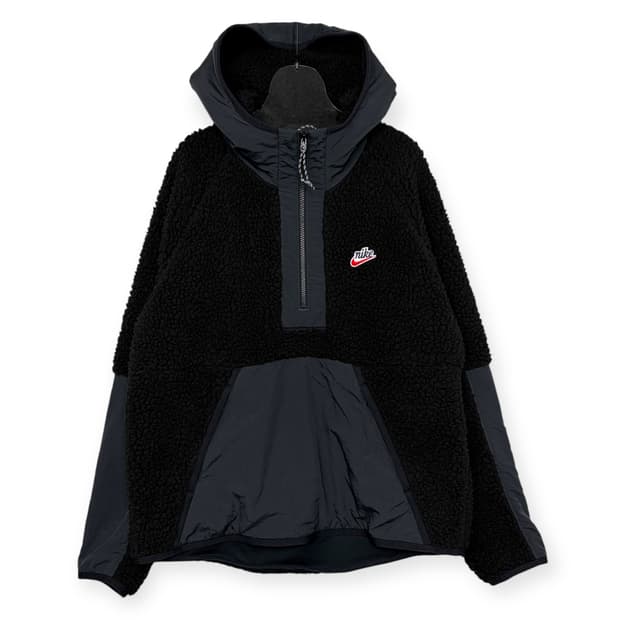 나이키 헤리티지 쉐르파 셰르파 플리스 후리스 풀오버 후디 자켓