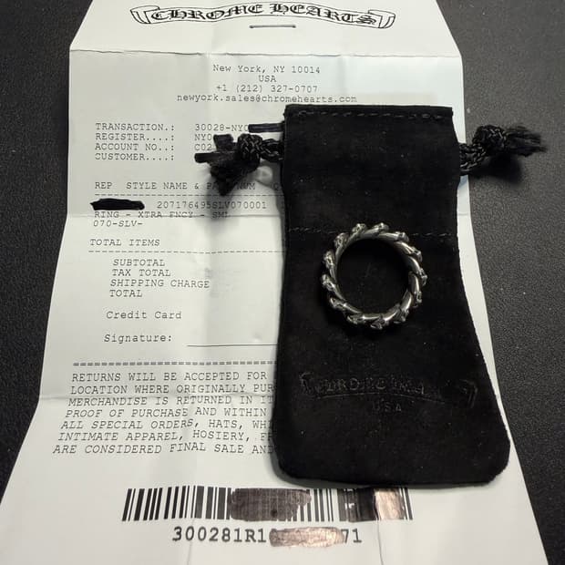 크롬하츠 엑스트라 팬시링 판매합니다.