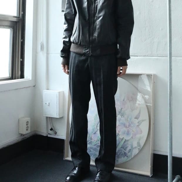 엔할리우드 스트라이프 트라우저 슬랙스