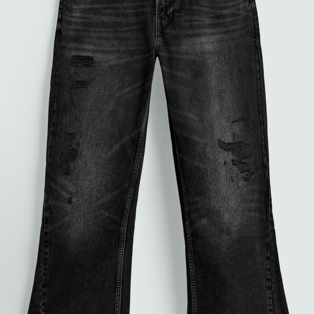 ZARA 디스트로이드 플레어핏 생로랑맛 31