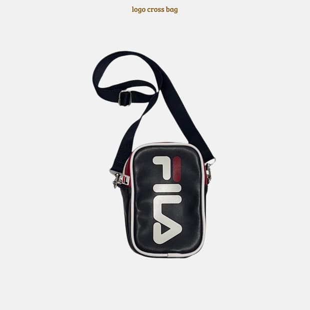 휠라 빅로고 미니 크로스백 올드스쿨 빈티지