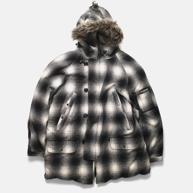 2000's Polo Jeans Ombre Plaid Down Parka