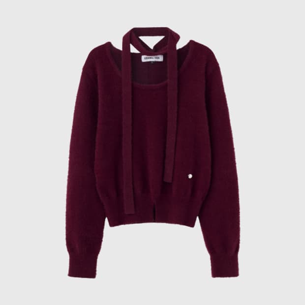 General Idea WOMAN 헤어리 타이 풀오버 small  