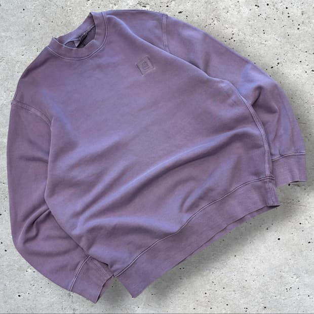 [XL] 칼하트 퍼플 라벤더 스웻 맨투맨 티셔츠 D848