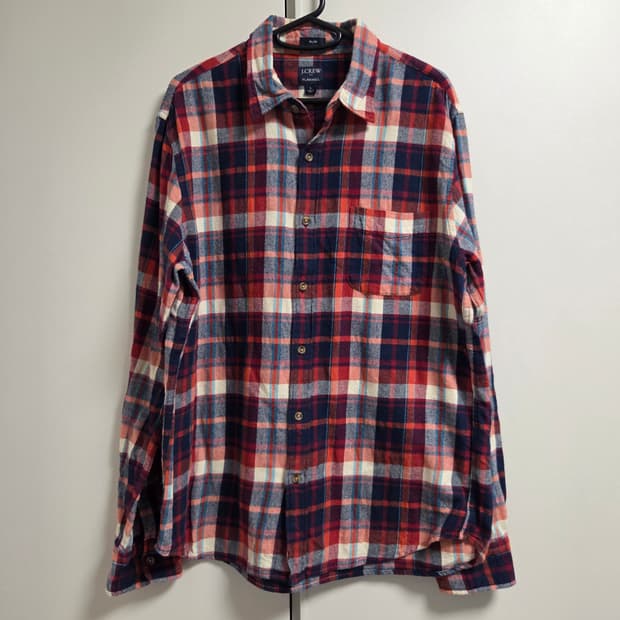 J.Crew 제이크루 플란넬 체크 셔츠 L(100)