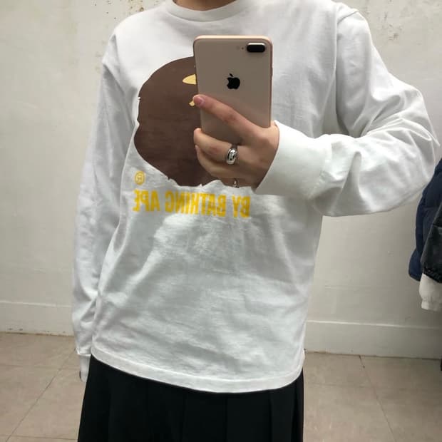 니고 시절)) 베이프 롱슬리브 