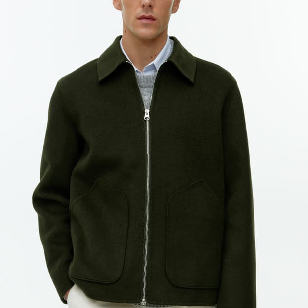 [아르켓] 쇼트 더블페이스 울 자켓