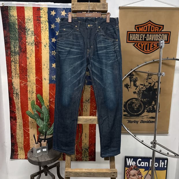 리 아메리칸 라이더스 203 재팬라인 빈티지 리지드 데님팬츠 N665