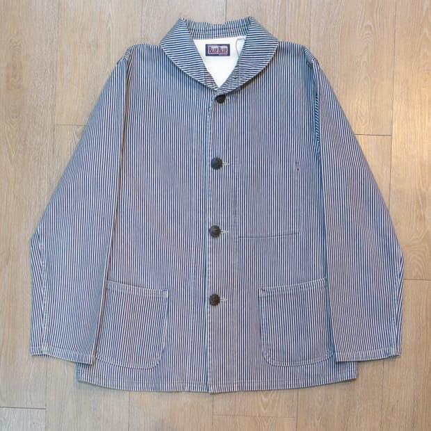 블루블루 미해군 히코리 커버올 자켓