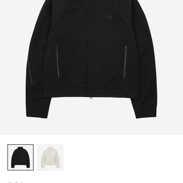 산산기어 어파인 커브 자켓 Jacket_A Black