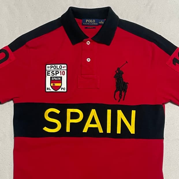 S 폴로랄프로렌 치프키프 스페인 카라 반팔 티셔츠