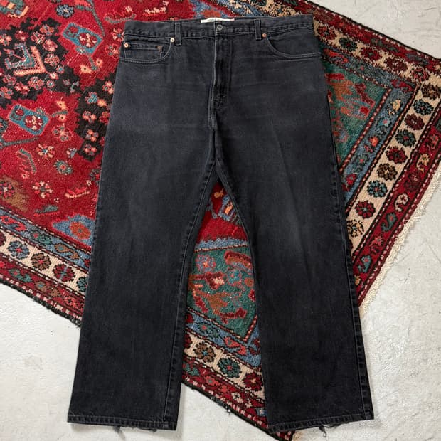 00's 빈티지 리바이스 517 블랙 부츠컷 플레어진