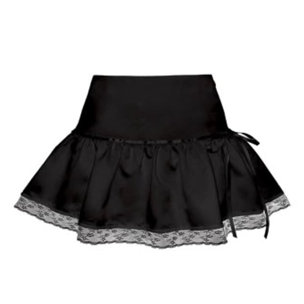 위스페어리 Soft Satin Tiered Skirt fairy