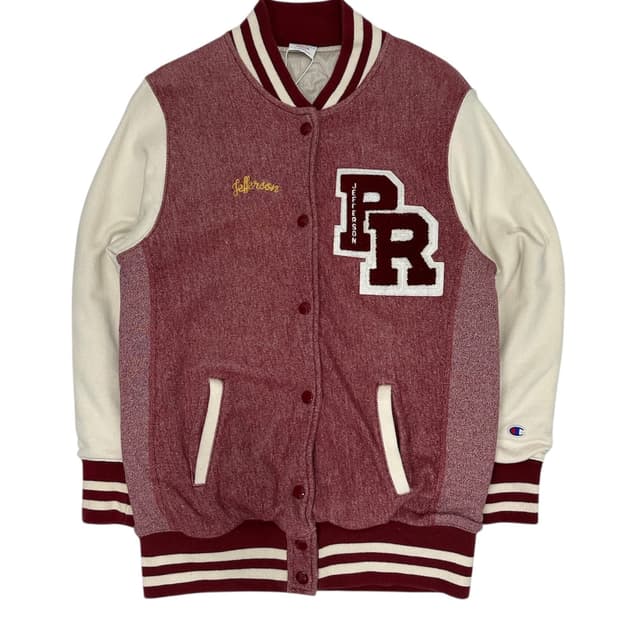 Champion 리버스위브 바시티 자켓