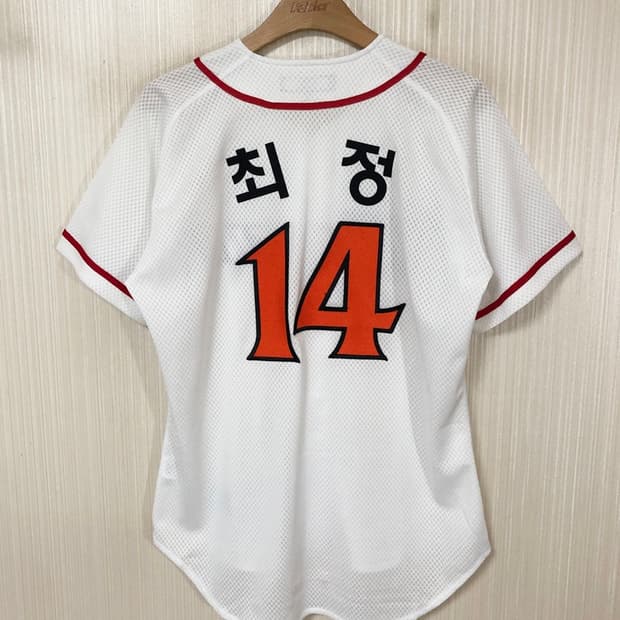 (2)KBO ATC SK와이번스 (왕조) 홈유니폼/져지 95 #14 최정