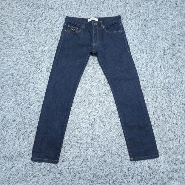 플랙진) 30 남자 사카모토데님 슬림핏청바지 / 왕눈이샵