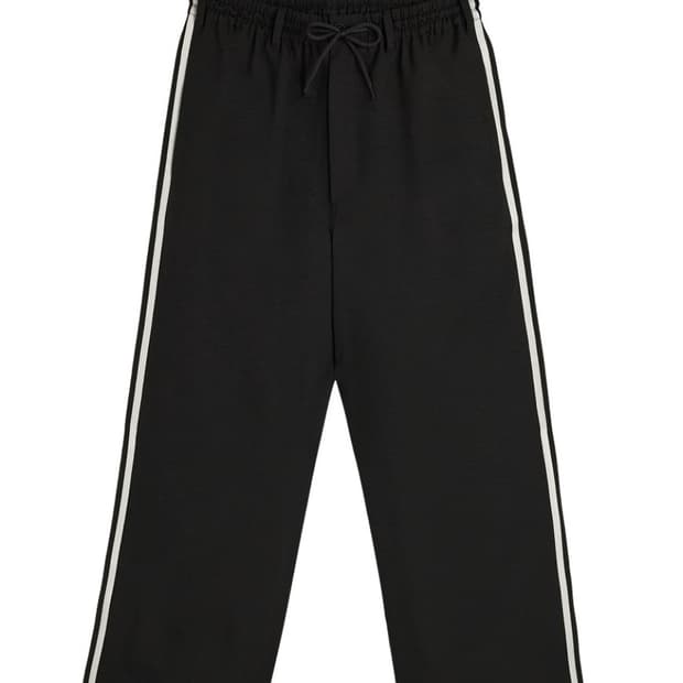 Y-3 트랙 팬츠 블랙