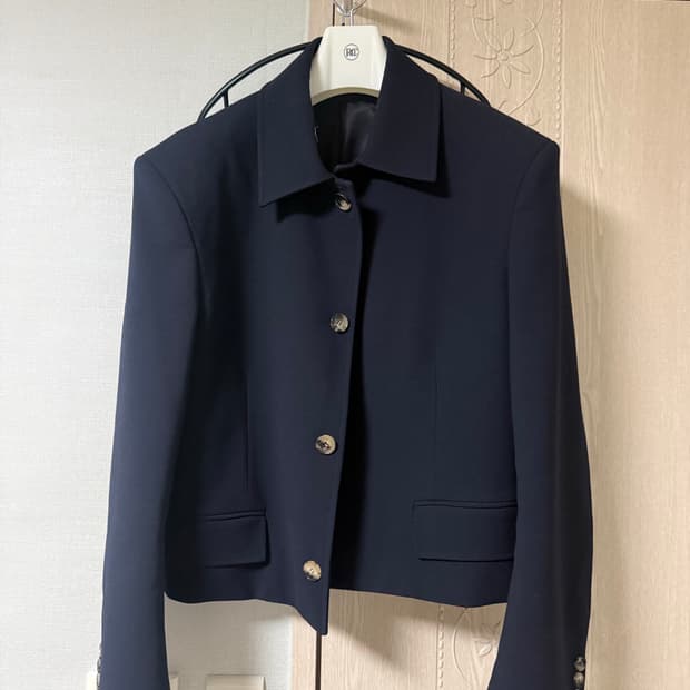 렉토 울블렌디드 숏 자켓 L