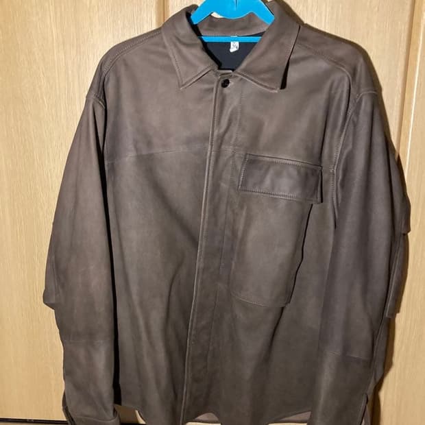 (2) ccu leather 레더 누벅 가죽자켓