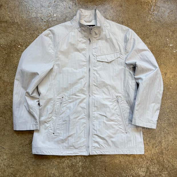 PLAYBOY 라이트그레이 나일론 집업 재킷