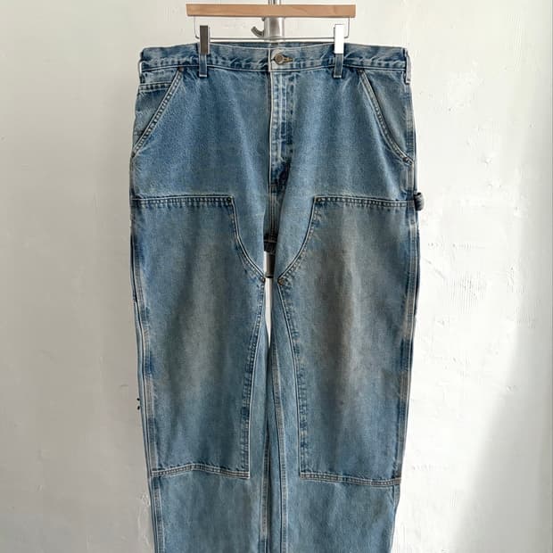 Carhartt 칼하트 데님 더블니 워크 팬츠