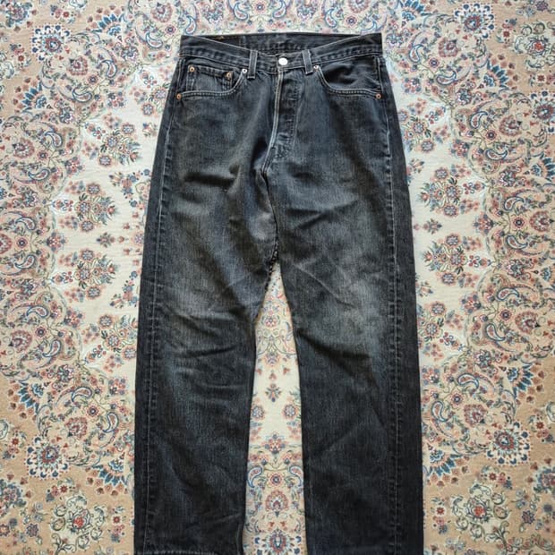 90s levis 501 흑청