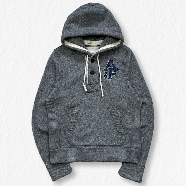 아베크롬비&피치 하프넥 후드티