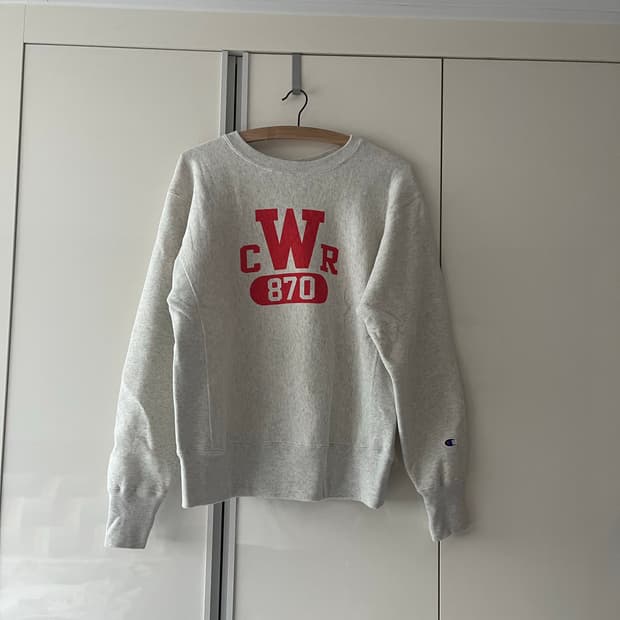 챔피온 리버스위브 블루탭 맨투맨