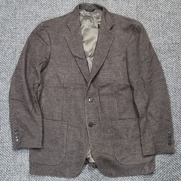 STUDIO by D’URBAN —  하운드투스 브라운 자켓 