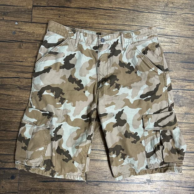 리바이스 카모 카고 반바지 34사이즈