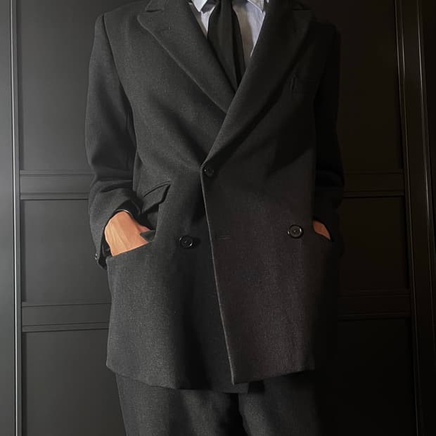 60s Vintage British two-piece suit
