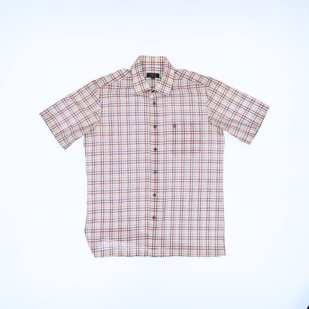 100 닥스 린넨 반팔셔츠 0316H1