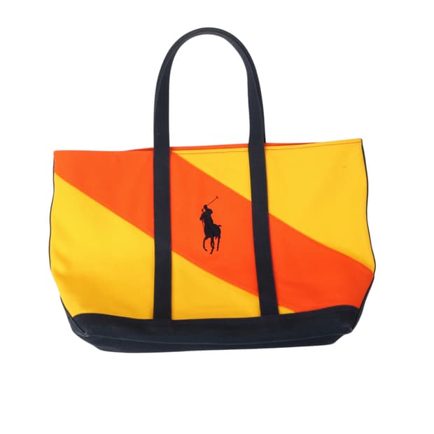 폴로 랄프로렌 빅포니 캔버스 헤비 토트백
