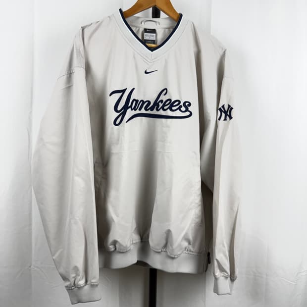 [NIKE]나이키 OG양키스 어웨이 웜업 바람막이 져지 유니폼 L