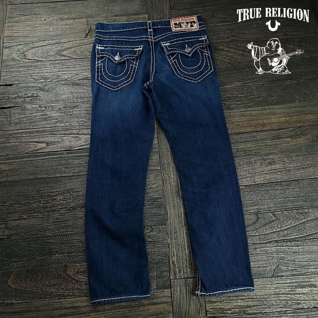 [트루릴리전] Y2K 빈티지 스티치 데님 팬츠 청바지 M19117