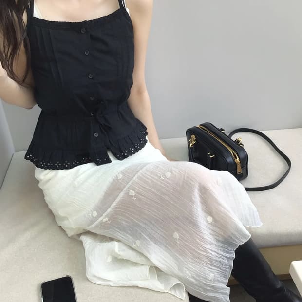 (새상품) 제니오 레이스 뷔스티에 