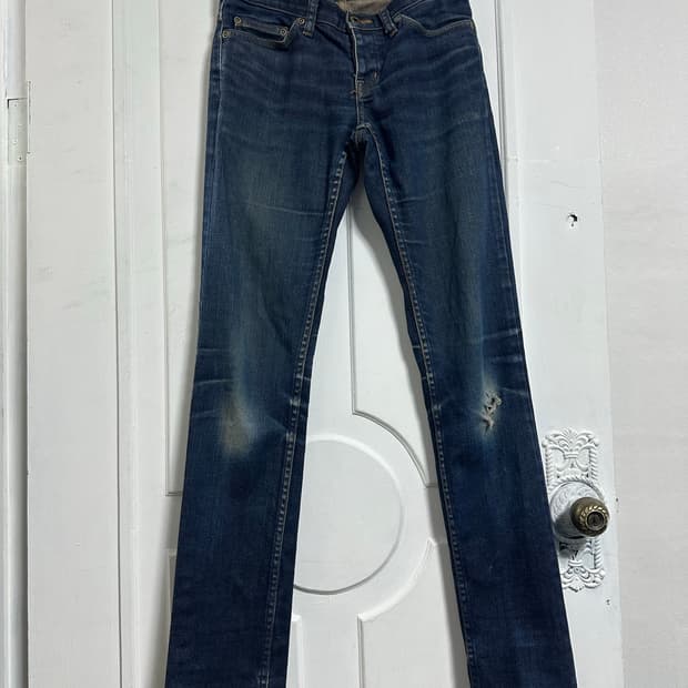 히스테릭글래머 데님 팬츠