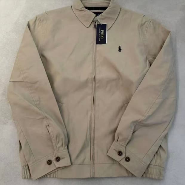 폴로 랄프 로렌 바이 스윙 윈드브레이커 라인드 자켓 베이지 카키 L